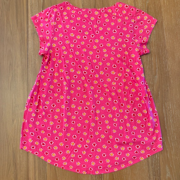 Gudrun Sjödén “Himmel” Top – Hibiscus Print – XS – Organic Cotton & Modal - Picture 3 of 6